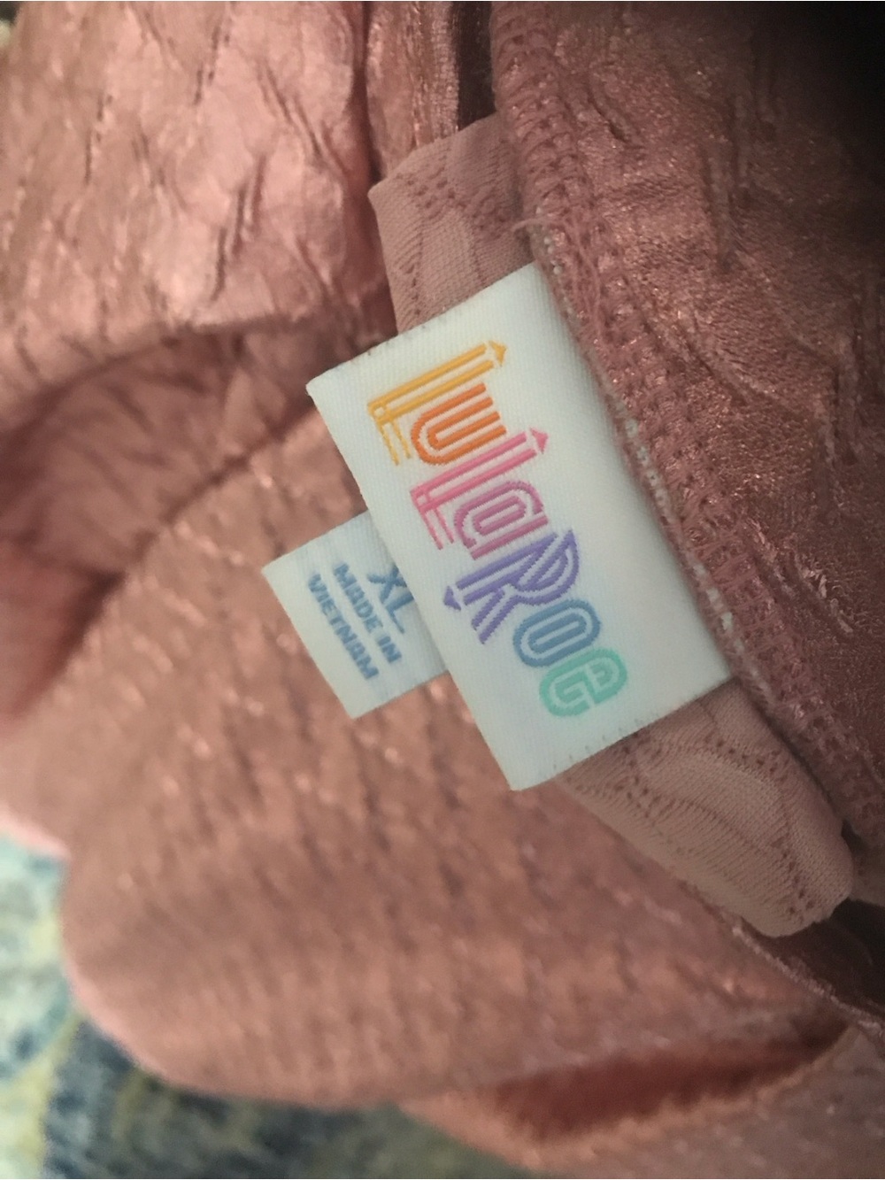 LuLaRoe Rose Metallic Circle Skirt - Picture 7 of 7